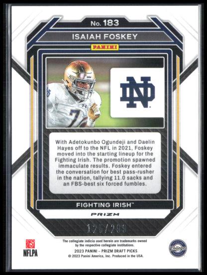 Isaiah Foskey RC Red /299