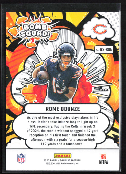 Rome Odunze Bomb Squad!
