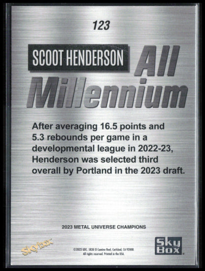 Scoot Henderson All-Millennium