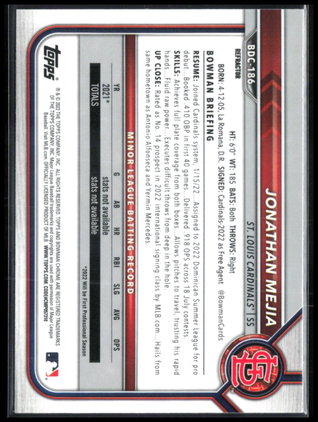 Jonathan Mejia Refractor