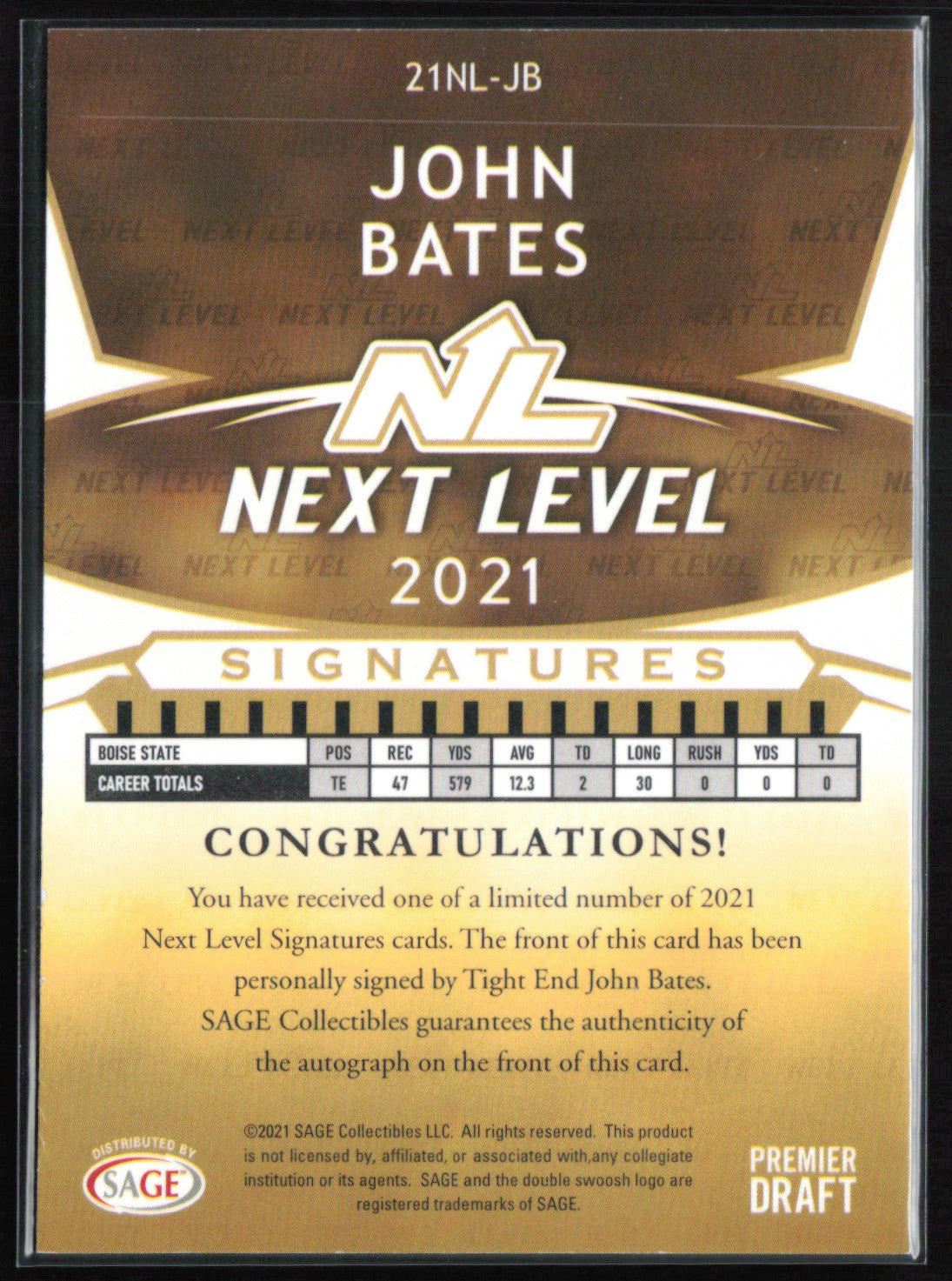 John Bates Auto Next Level Signatures