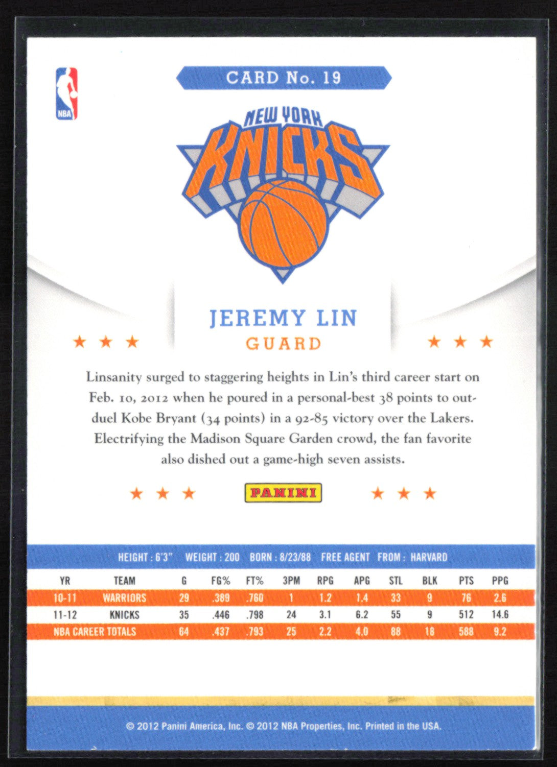 Jeremy Lin