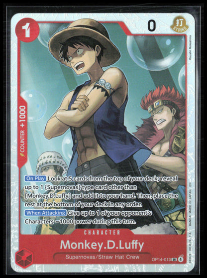 Monkey.D.Luffy - OP14-013 Super Rare Holo (One Piece)