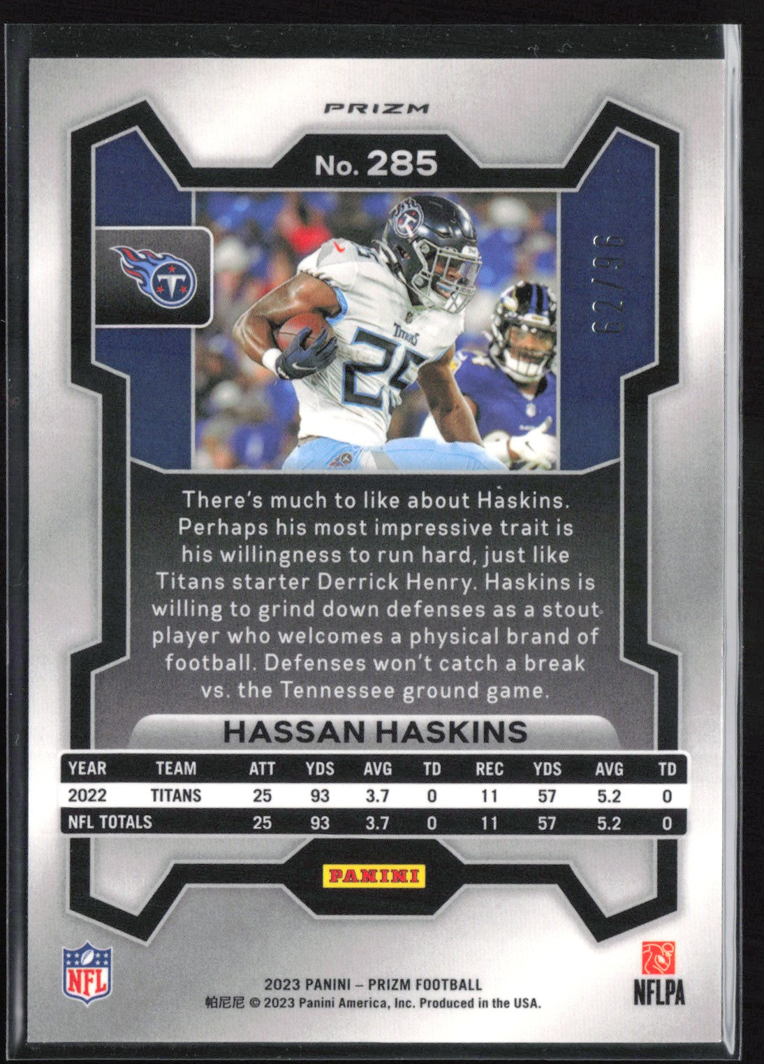 Hassan Haskins Blue Sparkle /96