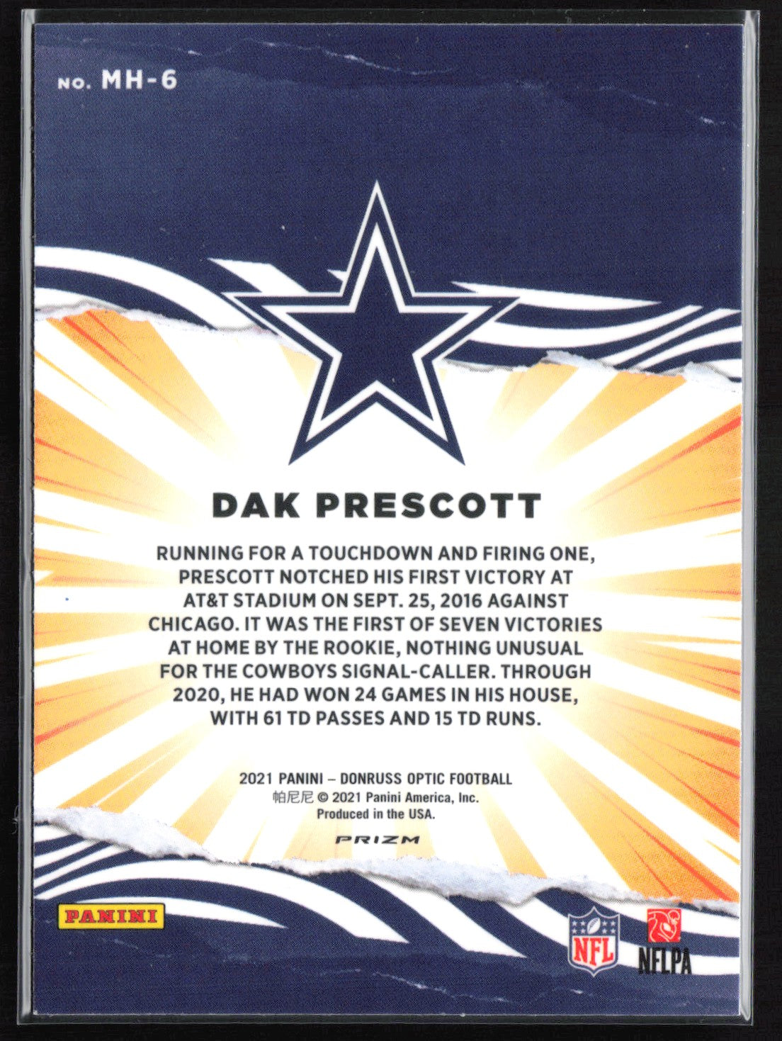 Dak Prescott My House Holo