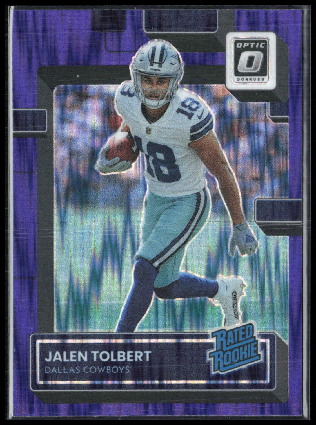 Jalen Tolbert RC Purple Shock