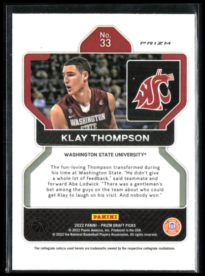 Klay Thompson Green Prizm