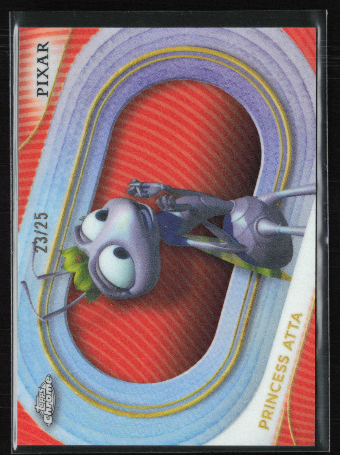 Princess Atta /25 Orange Refractor 2025 Topps Chrome Disney Pixar