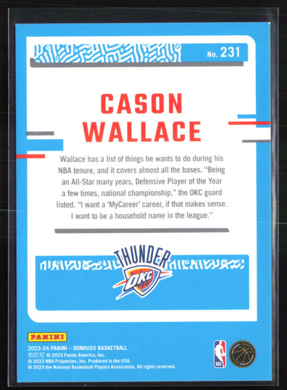 Cason Wallace RC
