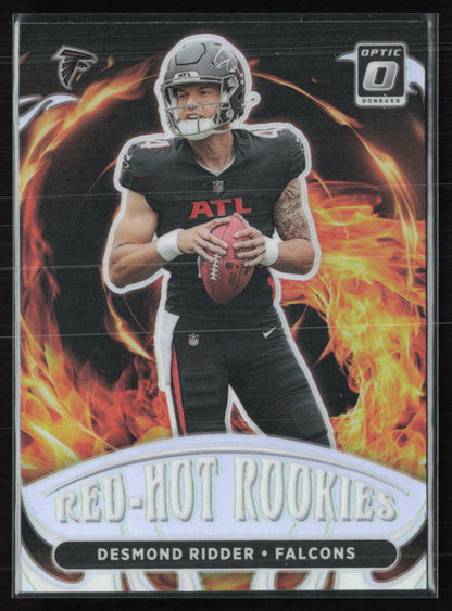 Desmond Ridder RC Red-Hot Rookies Holo