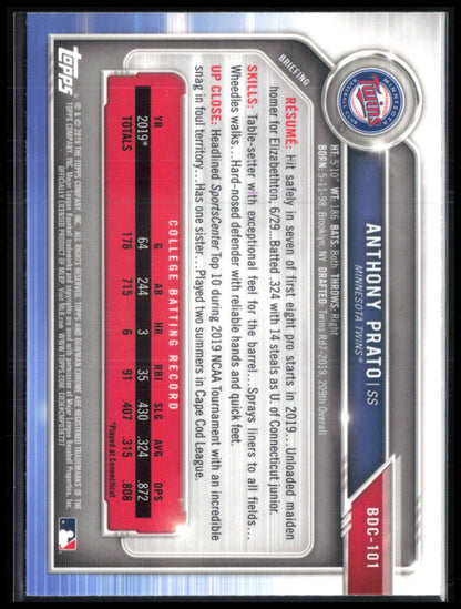 Anthony Prato 1st Bowman Atomic Refractor