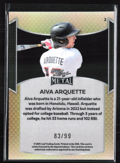 Aiva Arquette /99 Leaf Metal