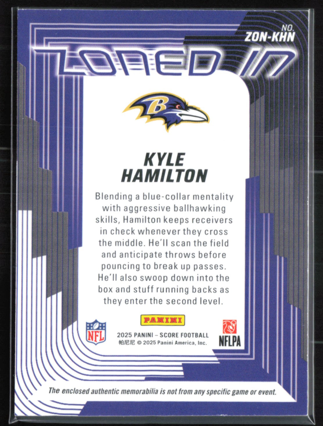 Kyle Hamilton Zoned In Mem