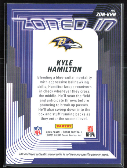 Kyle Hamilton Zoned In Mem
