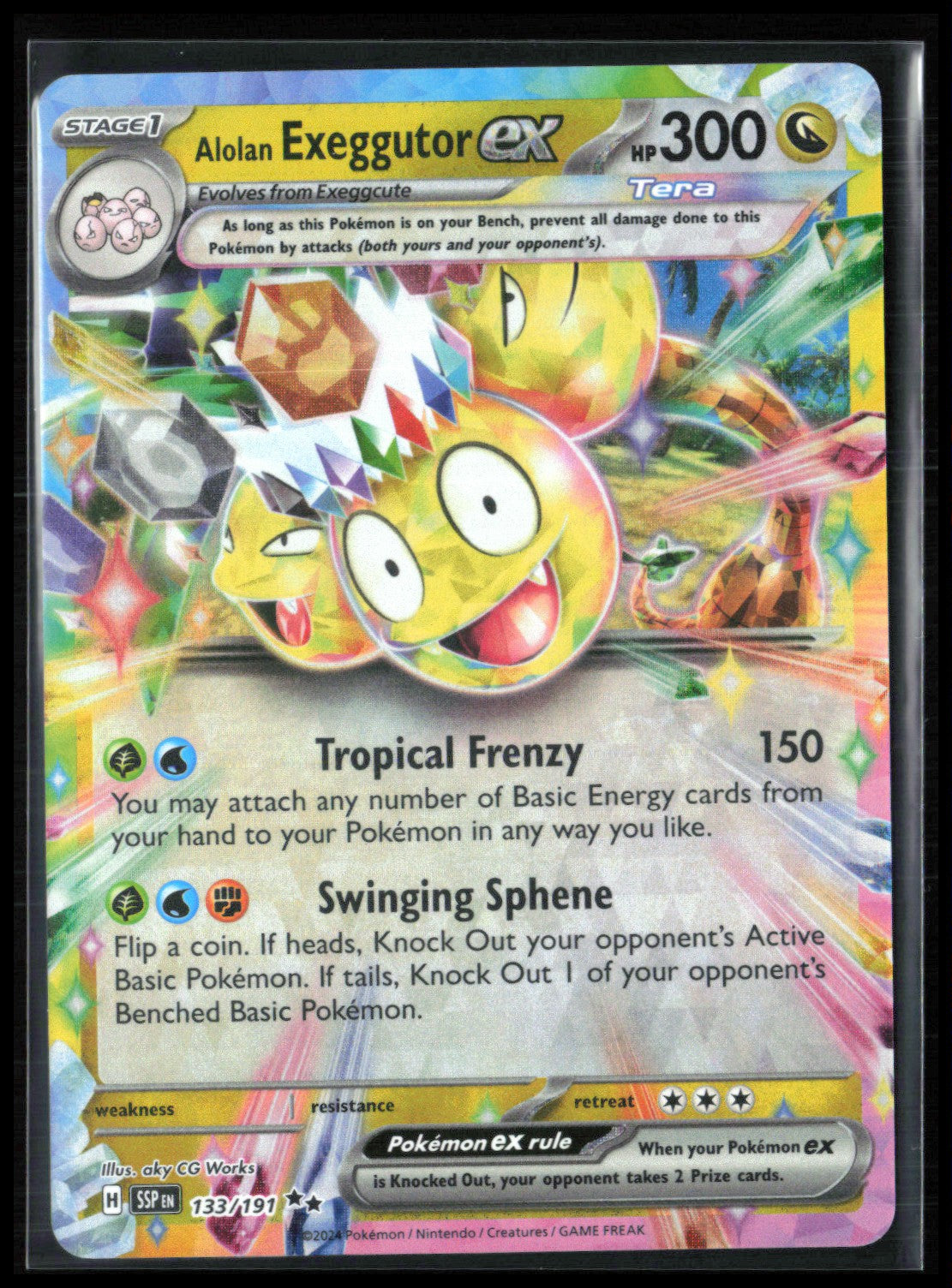 Alolan Exeggutor ex - 133/191