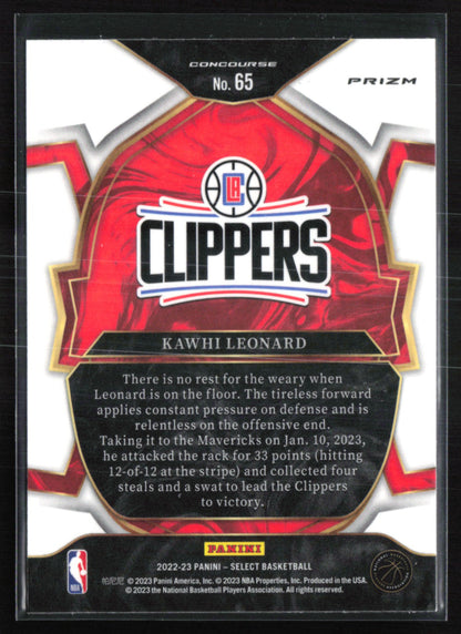 Kawhi Leonard Orange Flash