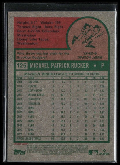 Michael Rucker /699