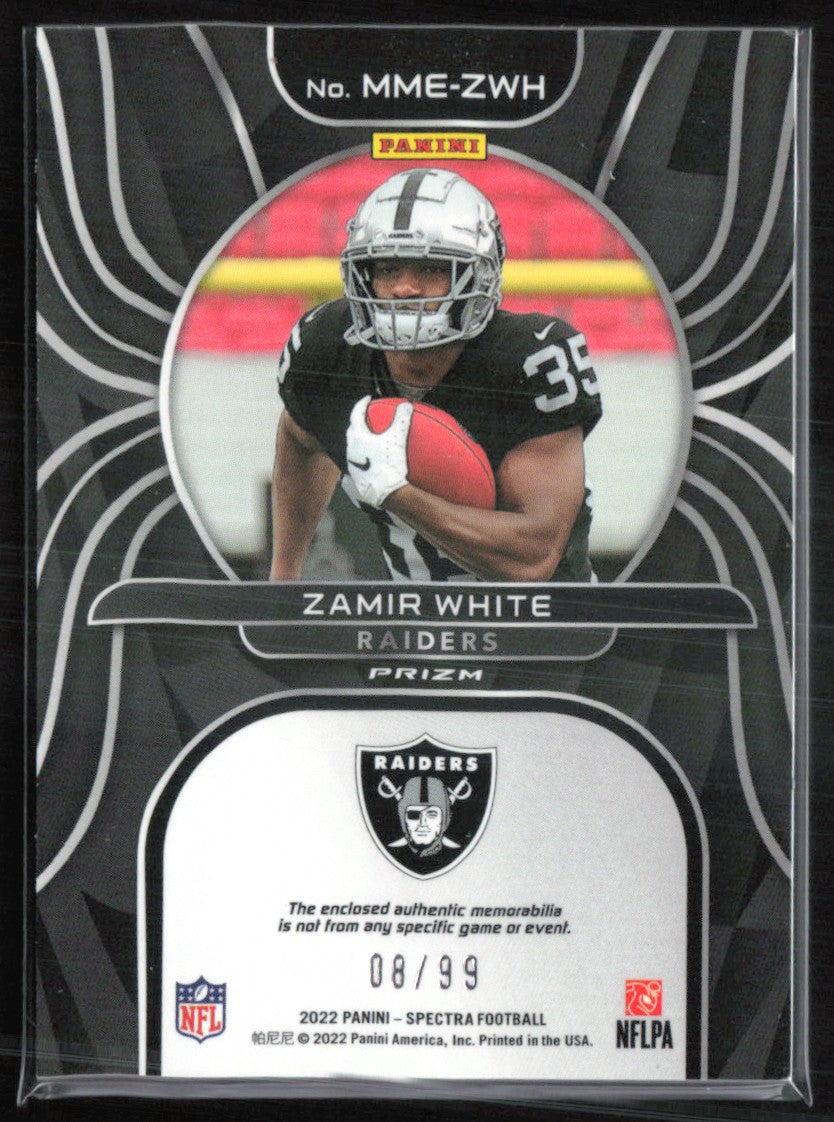 Zamir White RC Jumbo Patch /99 Monumental Memorabilia