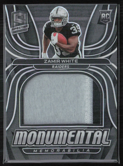 Zamir White RC Jumbo Patch /99 Monumental Memorabilia
