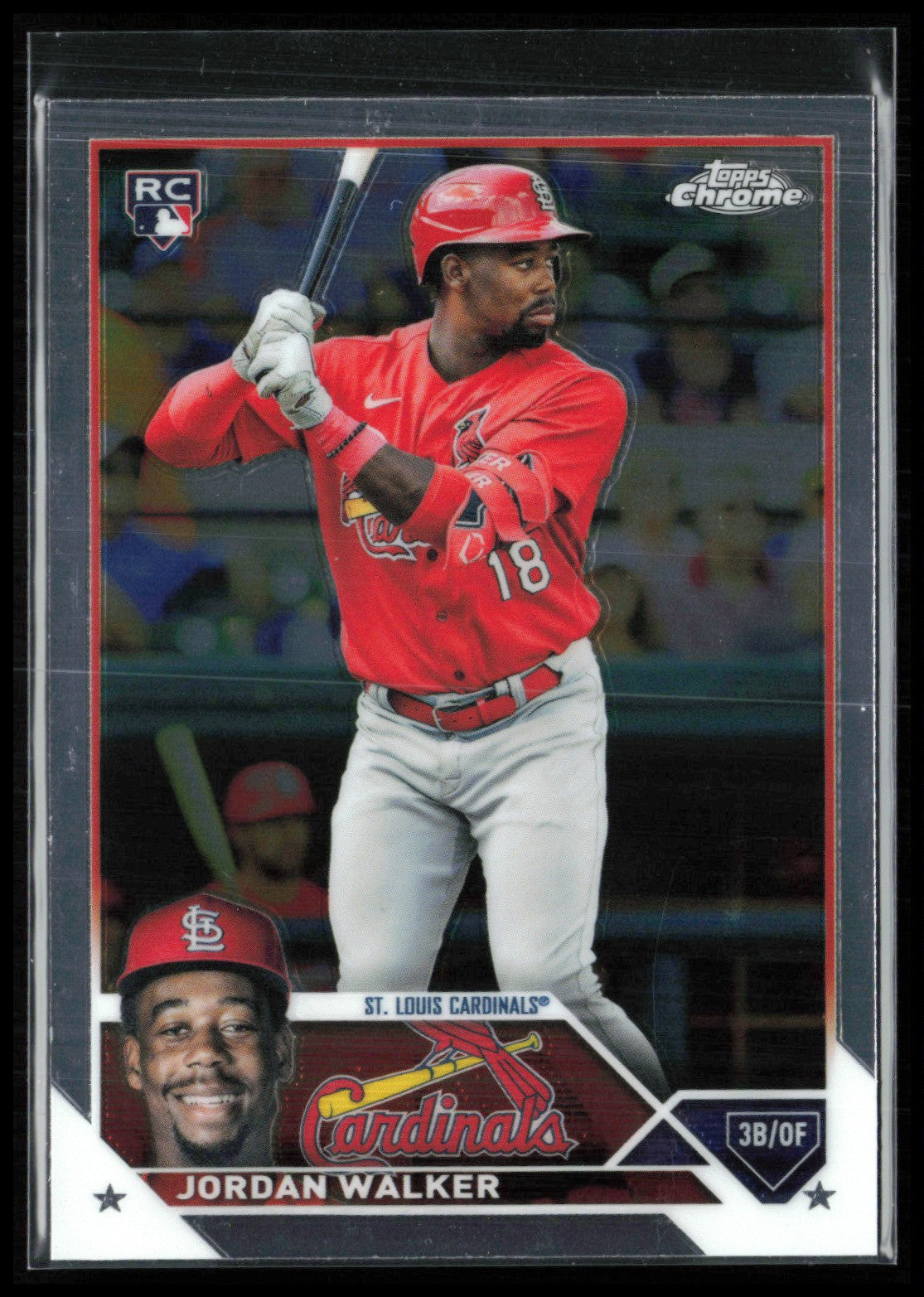 Jordan Walker RC 2023 Topps Chrome