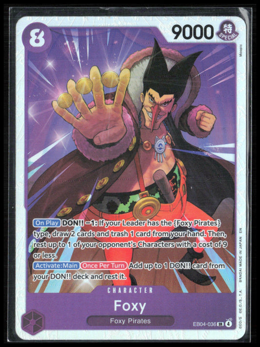 Foxy Super Rare Holo (One Piece)