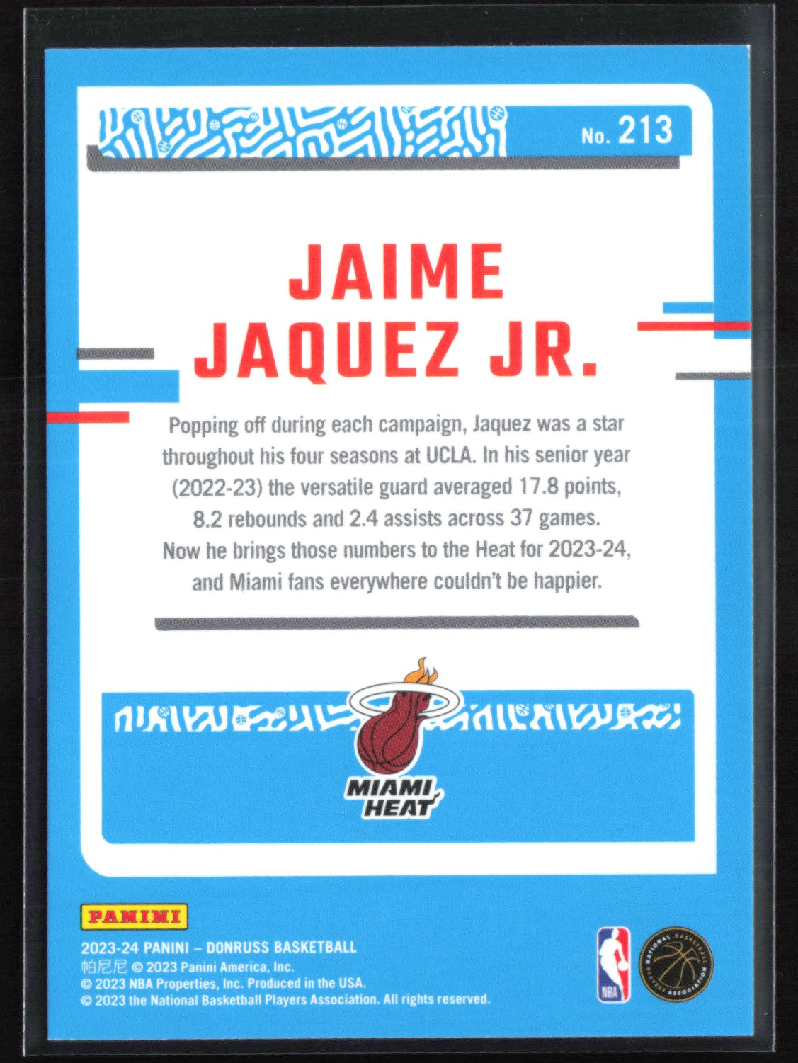 Jaime Jaquez Jr. RC
