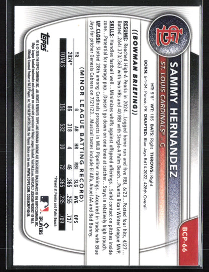 Sammy Hernandez 1st Bowman