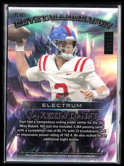 Jaxson Dart /45 Leaf Electrum Crystallography