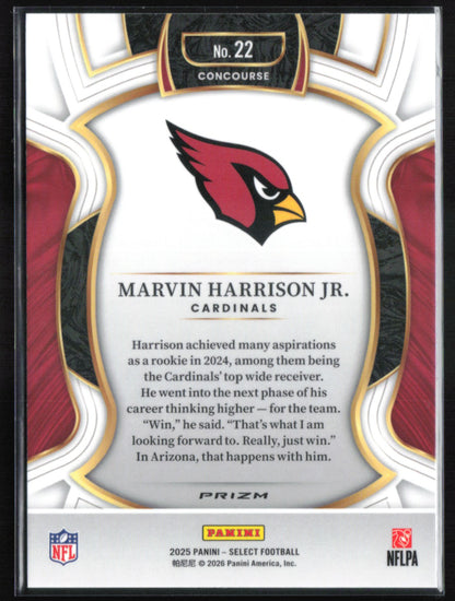 Marvin Harrison Jr Silver