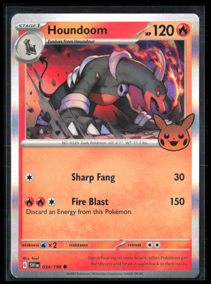 Houndoom Holo Halloween Trick or Trade