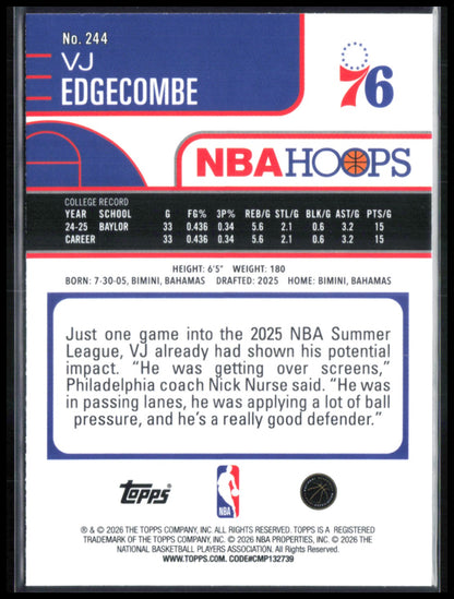 VJ Edgecombe RC