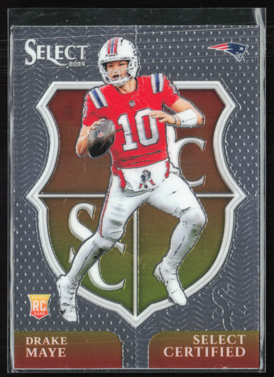 Drake Maye RC Select Certified