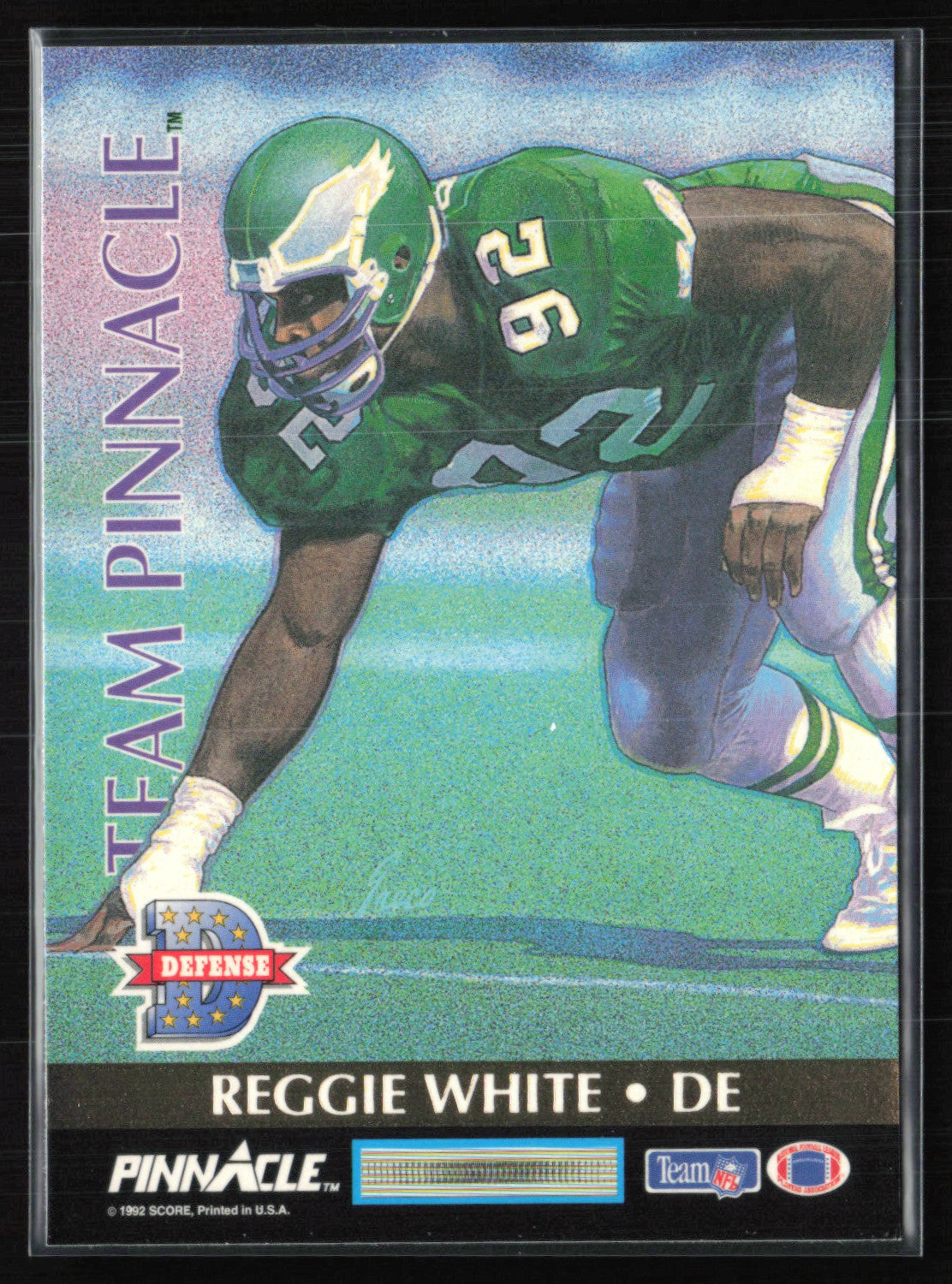 Anthony Munoz/Reggie White 1992 Pinnacle Team