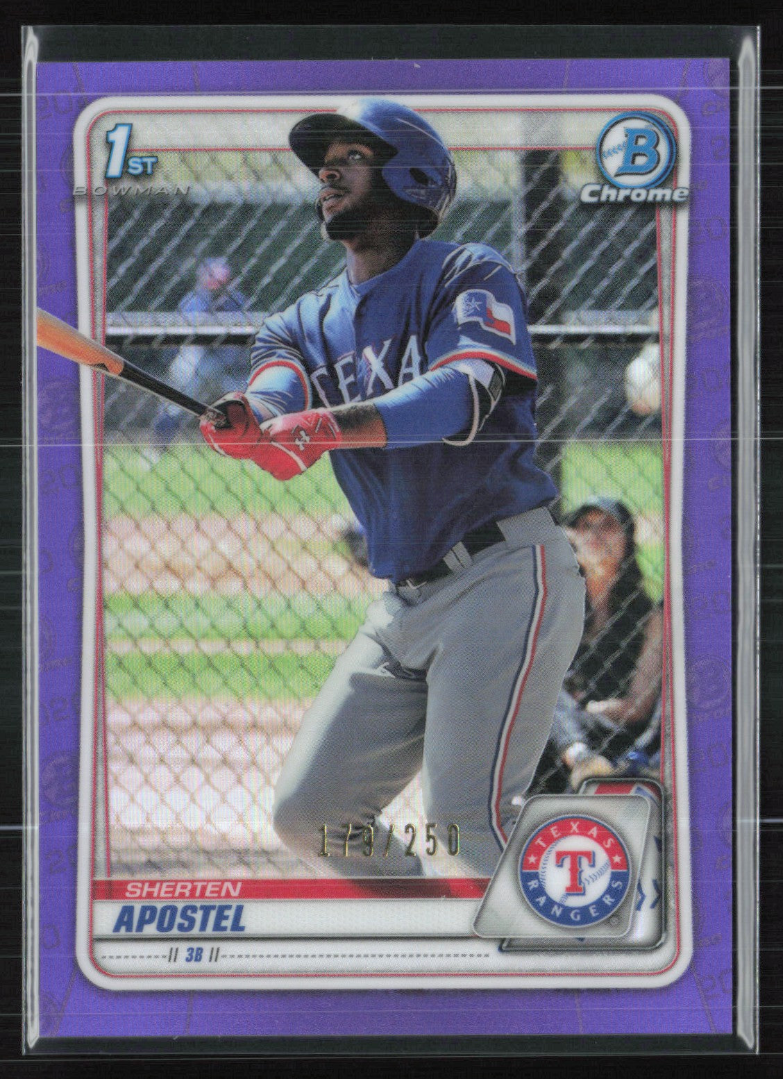 Sherten Apostel 1st Bowman Purple /250