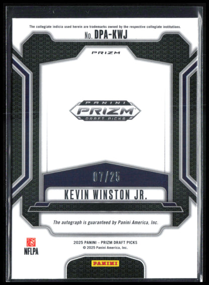 Kevin Winston Jr. RC Auto Mojo /25