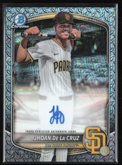 Jhoan De La Cruz Auto Mojo Steel /100 Prospects