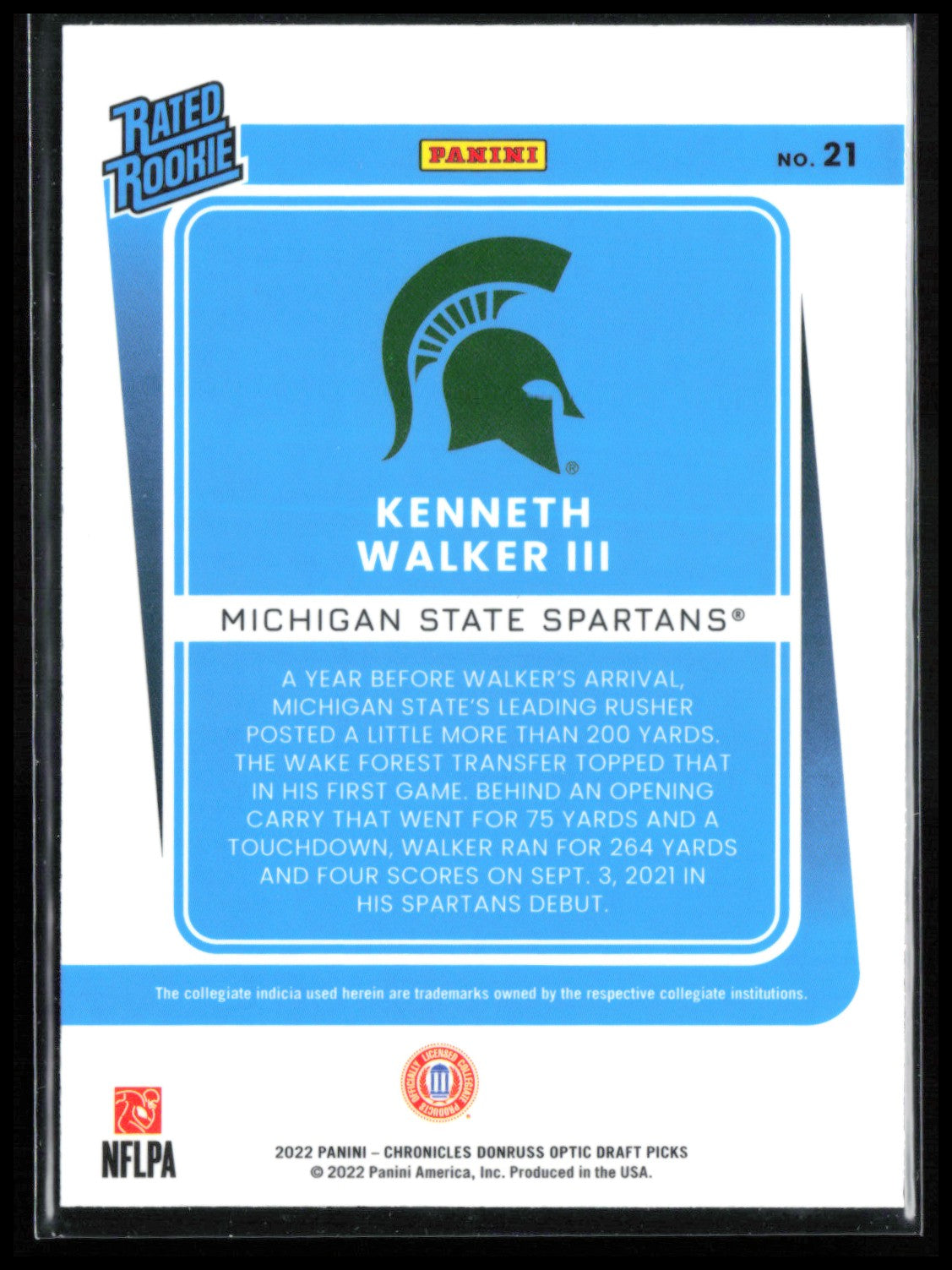 Kenneth Walker III RC Optic