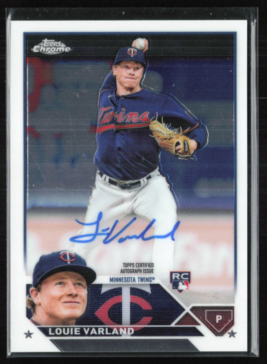 Louie Varland RC Auto 2023 Topps Chrome