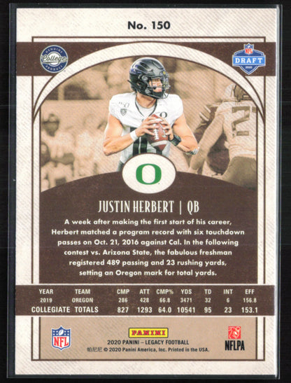 Justin Herbert RC 2020 Legacy