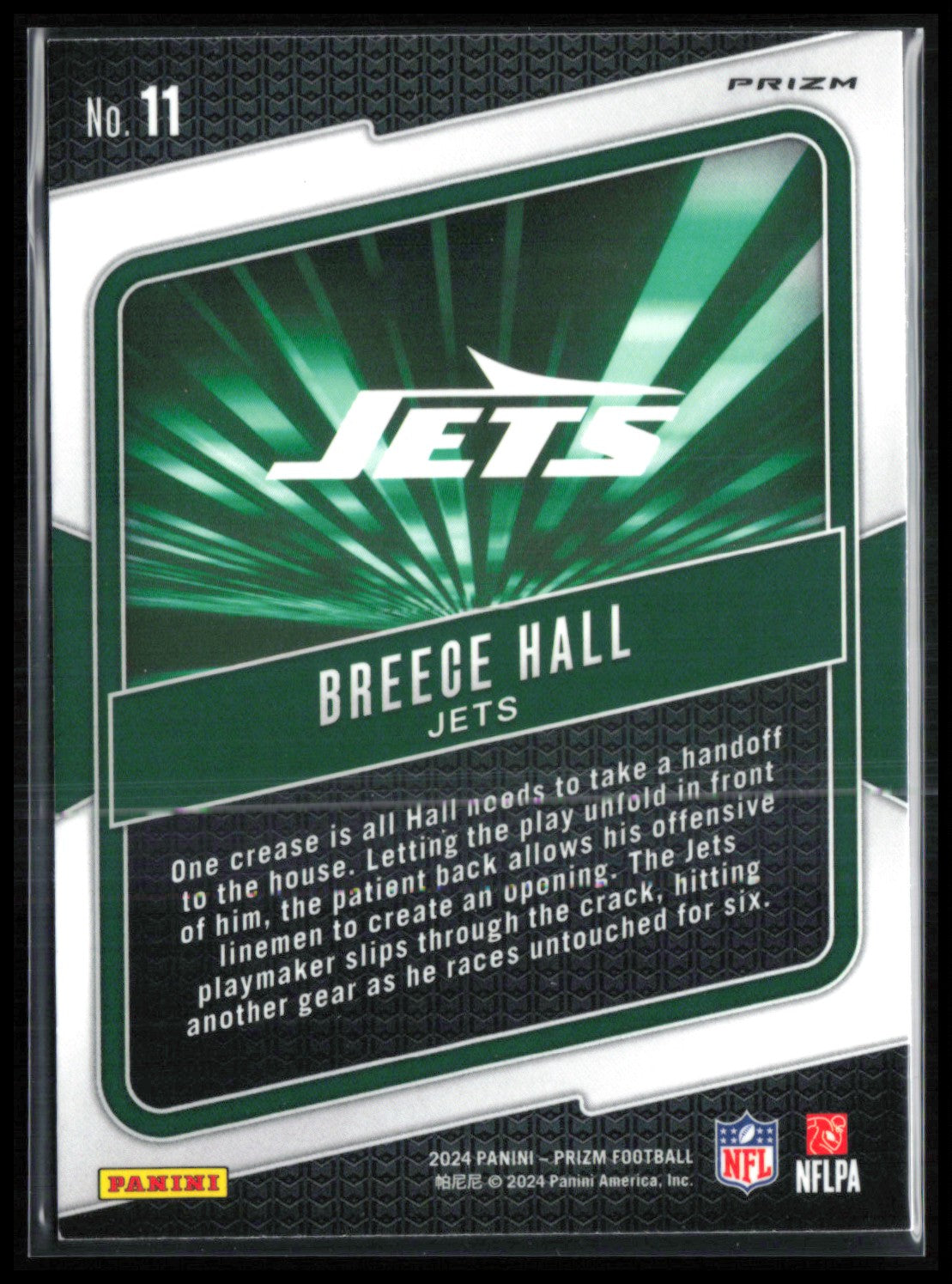 Breece Hall Hype Green Prizm