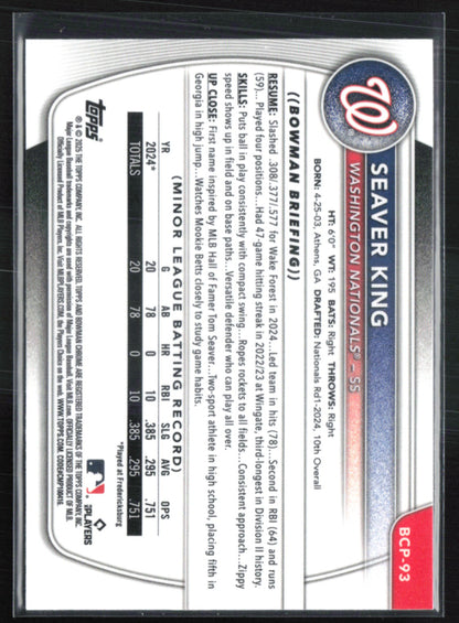 Seaver King Prospect