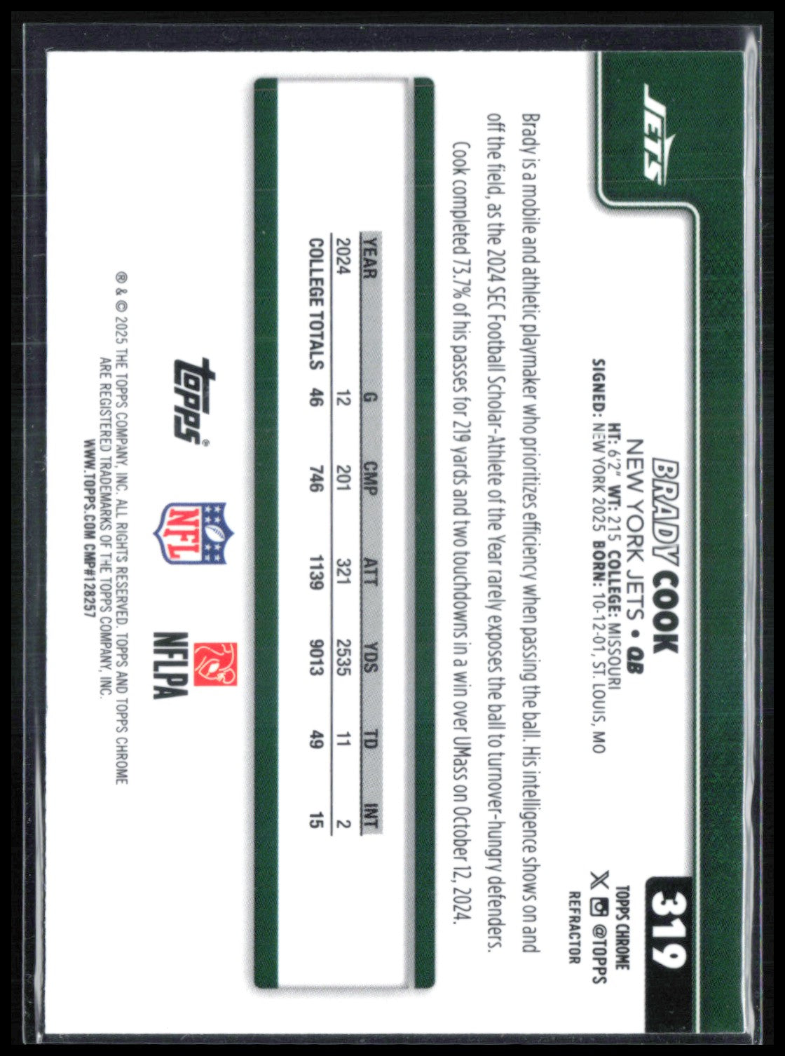 Brady Cook RC Refractor