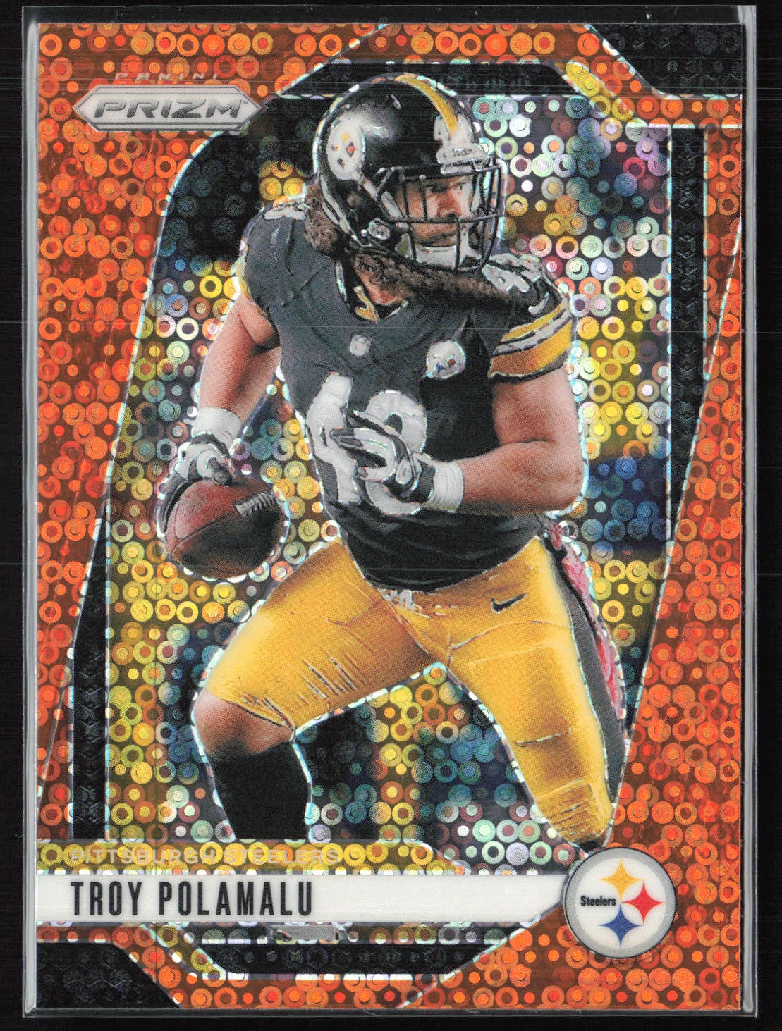 Troy Polamalu Orange Disco