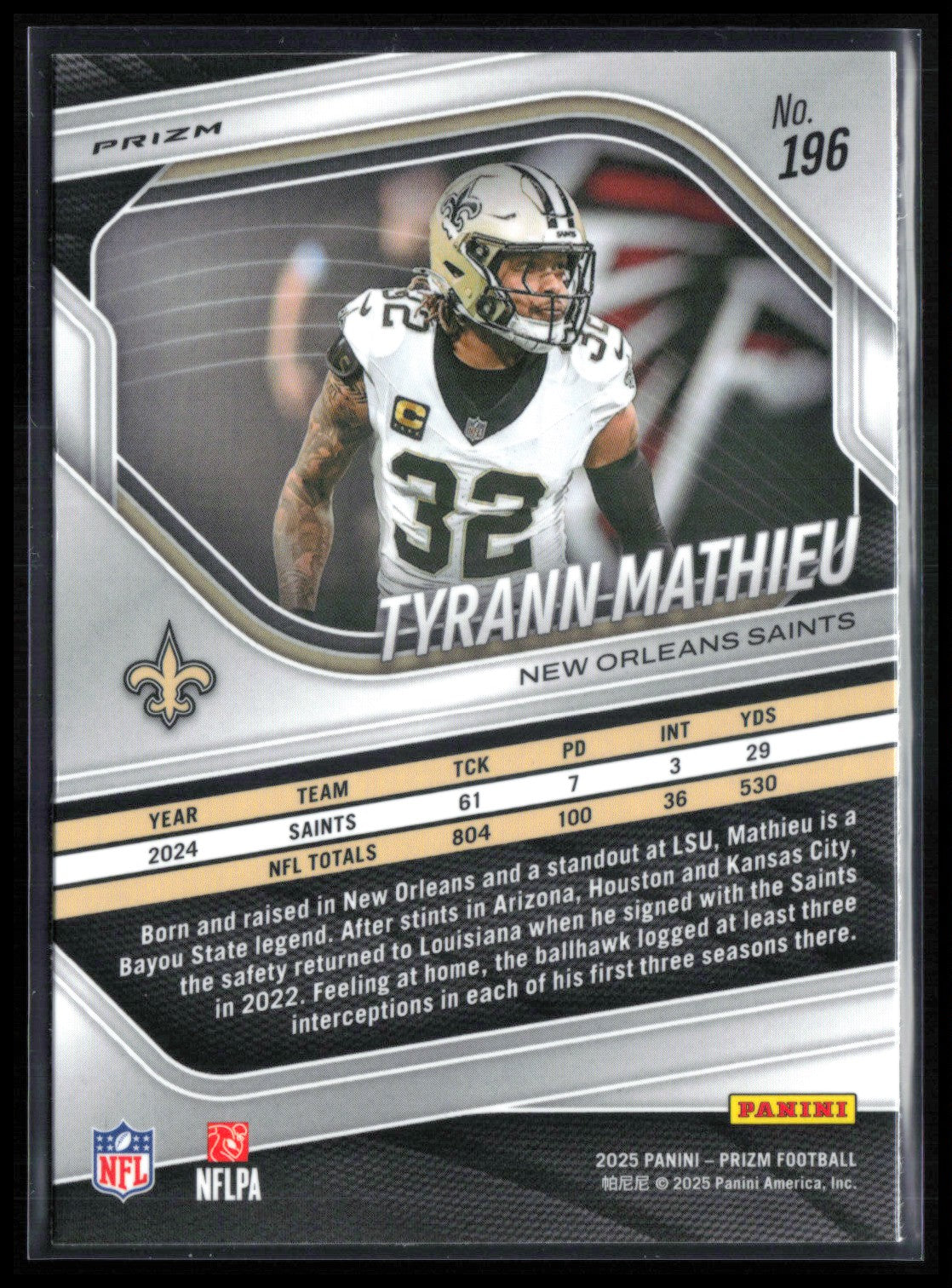 Tyrann Mathieu Orange Ice
