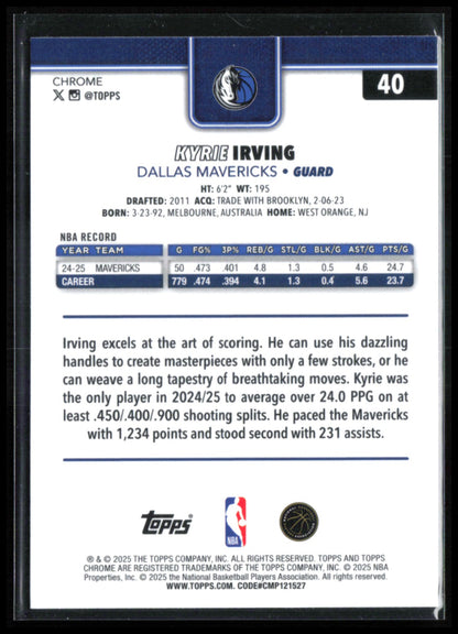 Kyrie Irving RWB Refractor