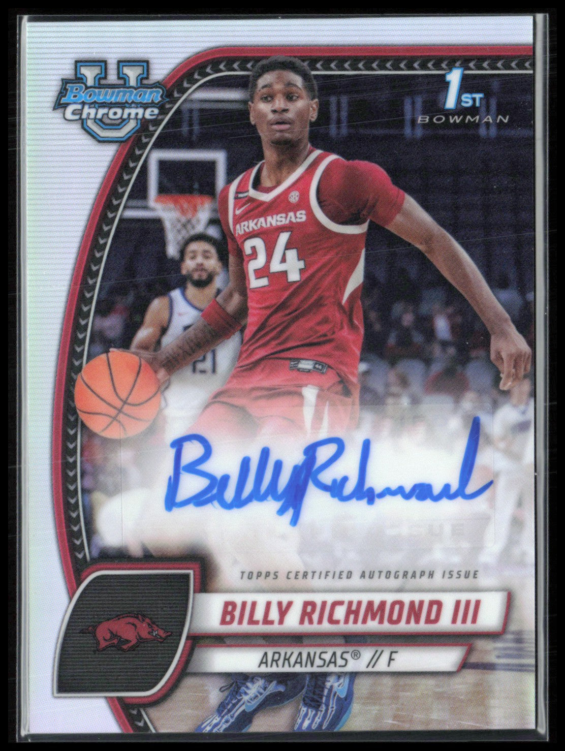Billy Richmond III 1st Bowman Auto Refractor 2024-25 Bowman U Chrome