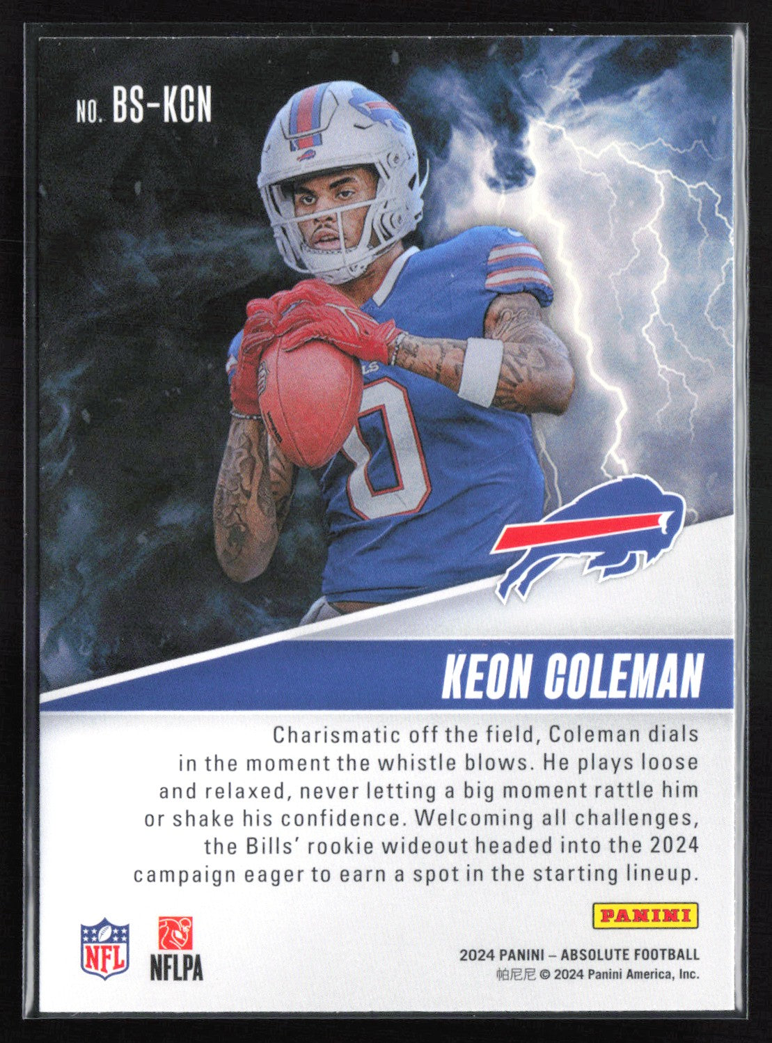 Keon Coleman RC By Storm