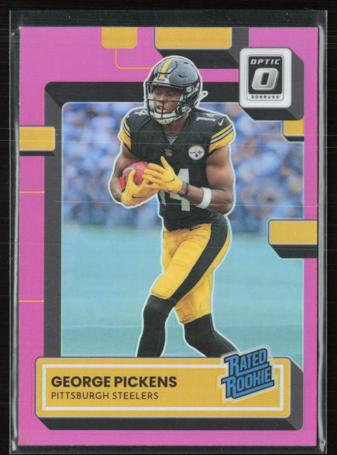 George Pickens RC Pink Holo