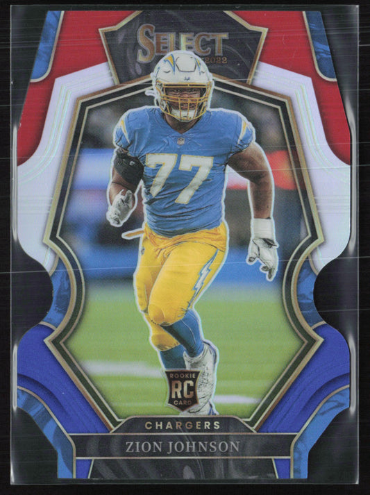 Zion Johnson RC RWB Die-Cut