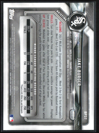 Jake Burger Prospect Camo